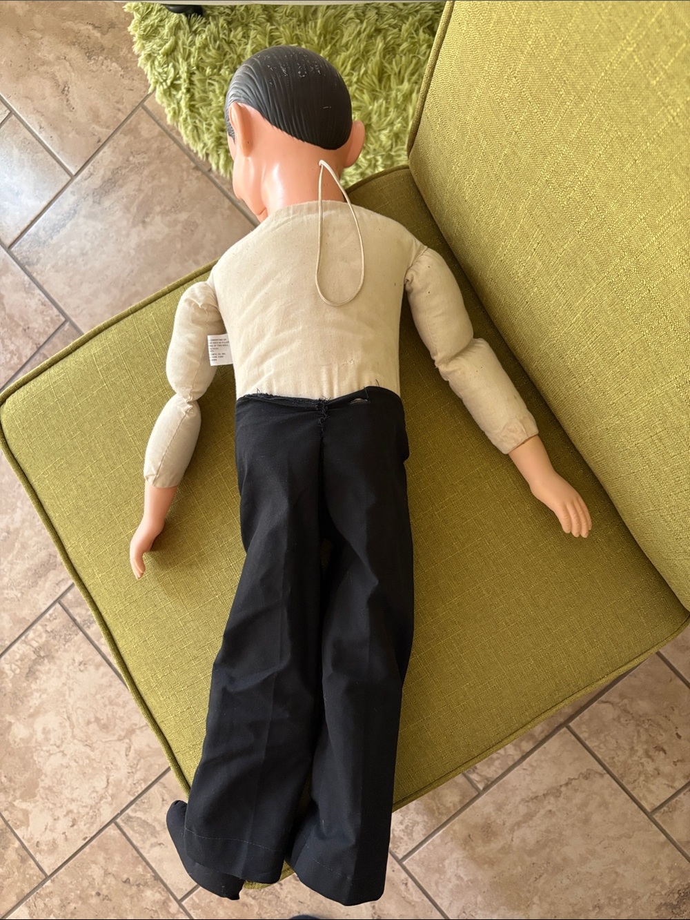 1977 Charlie McCarthy Ventriloquist Doll 30” - Picture 8 of 12